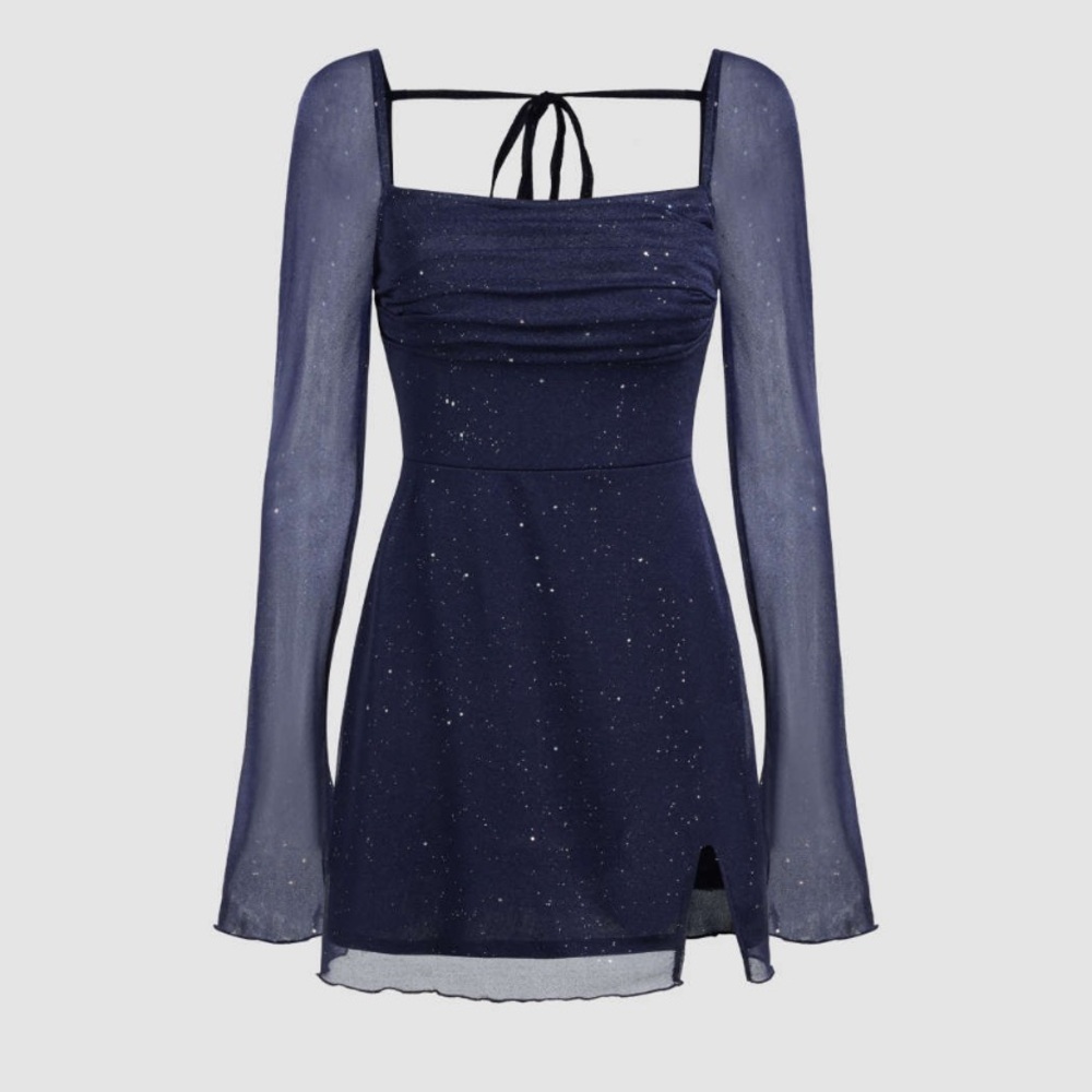 NWT Cider Long Sleeve Mini Dress
